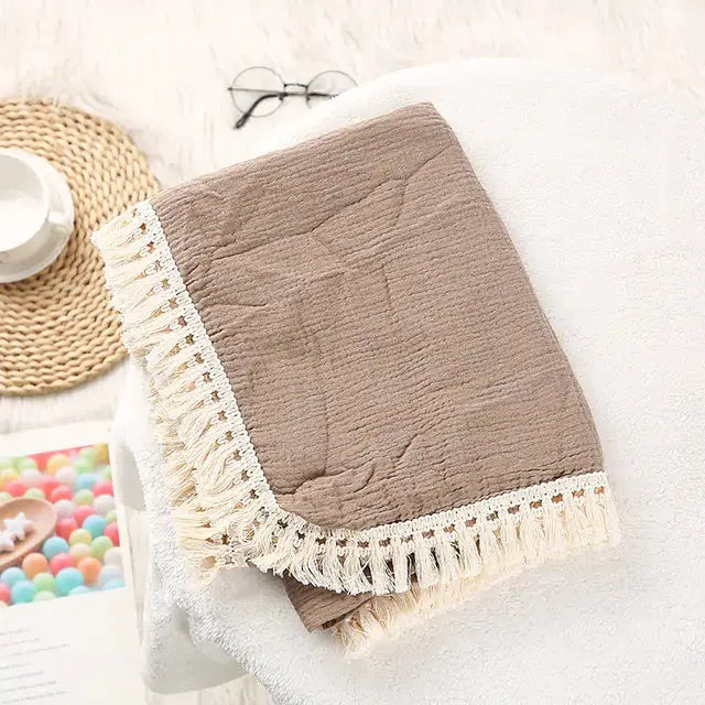 Cute Bear Muslin Cotton Baby Blanket Vivareflex Online