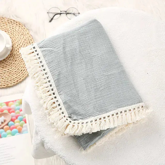 Cute Bear Muslin Cotton Baby Blanket Vivareflex Online