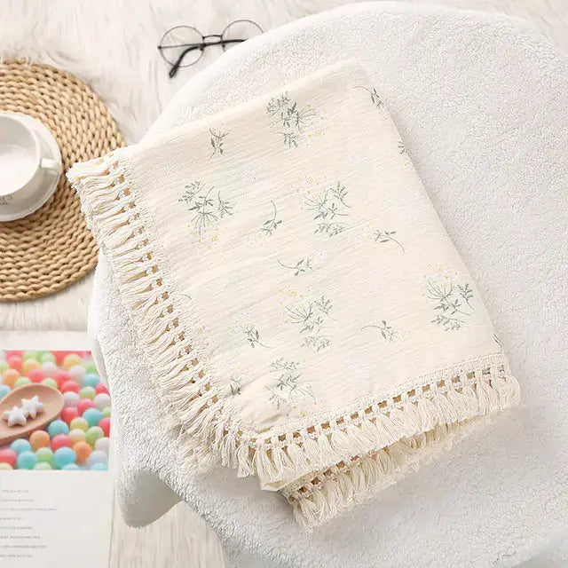 Cute Bear Muslin Cotton Baby Blanket Vivareflex Online