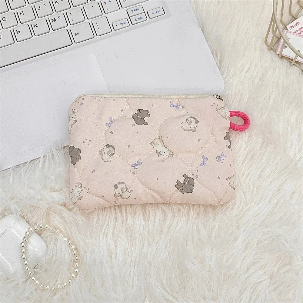 Cute Cartoon Small Travel Cosmetic Lipstick Earphone Card Portable Storage Bag Purse Women Mini Makeup Handbags Wallet Pouch Bag Ultimate Bag Store