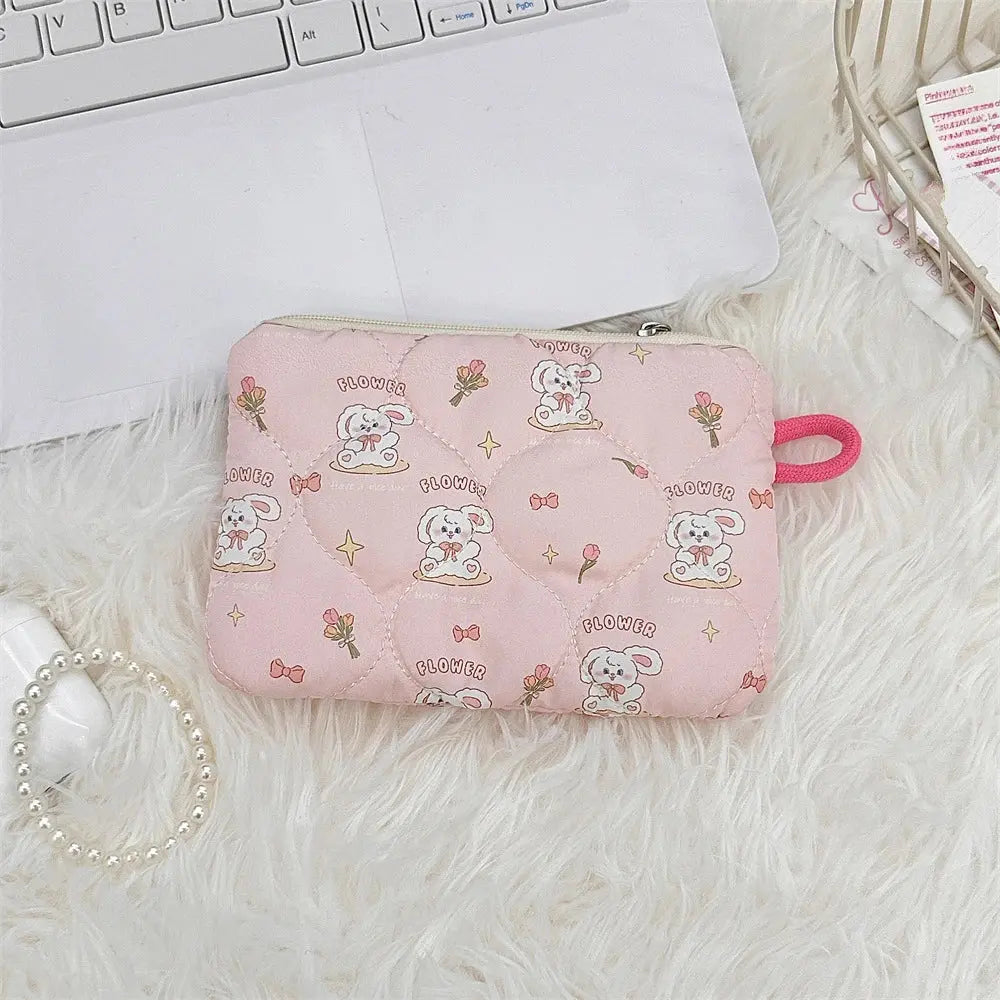 Cute Cartoon Small Travel Cosmetic Lipstick Earphone Card Portable Storage Bag Purse Women Mini Makeup Handbags Wallet Pouch Bag Ultimate Bag Store