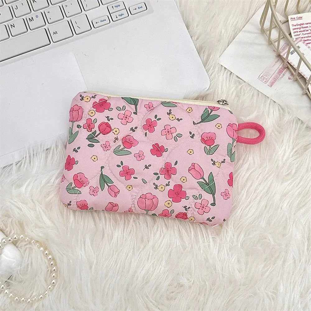 Cute Cartoon Small Travel Cosmetic Lipstick Earphone Card Portable Storage Bag Purse Women Mini Makeup Handbags Wallet Pouch Bag Ultimate Bag Store