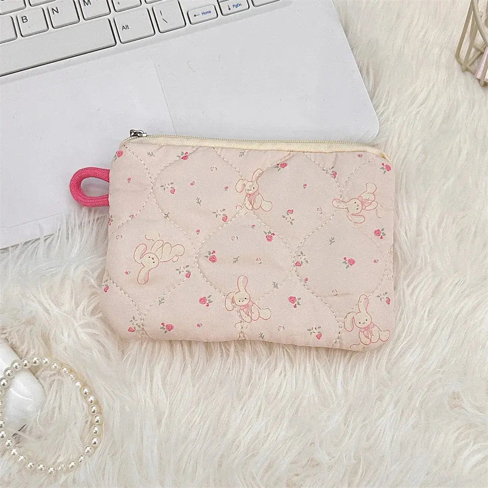 Cute Cartoon Small Travel Cosmetic Lipstick Earphone Card Portable Storage Bag Purse Women Mini Makeup Handbags Wallet Pouch Bag Ultimate Bag Store