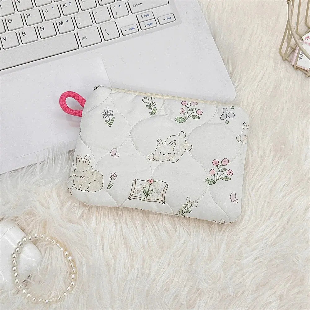 Cute Cartoon Small Travel Cosmetic Lipstick Earphone Card Portable Storage Bag Purse Women Mini Makeup Handbags Wallet Pouch Bag Ultimate Bag Store