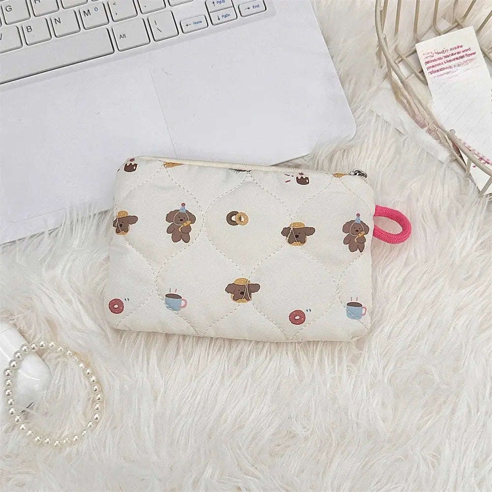 Cute Cartoon Small Travel Cosmetic Lipstick Earphone Card Portable Storage Bag Purse Women Mini Makeup Handbags Wallet Pouch Bag Ultimate Bag Store