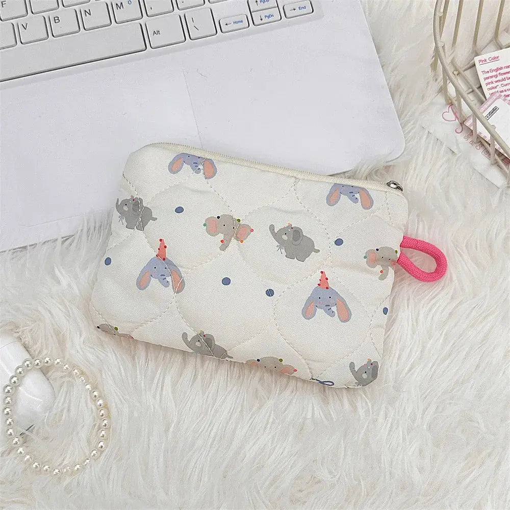 Cute Cartoon Small Travel Cosmetic Lipstick Earphone Card Portable Storage Bag Purse Women Mini Makeup Handbags Wallet Pouch Bag Ultimate Bag Store