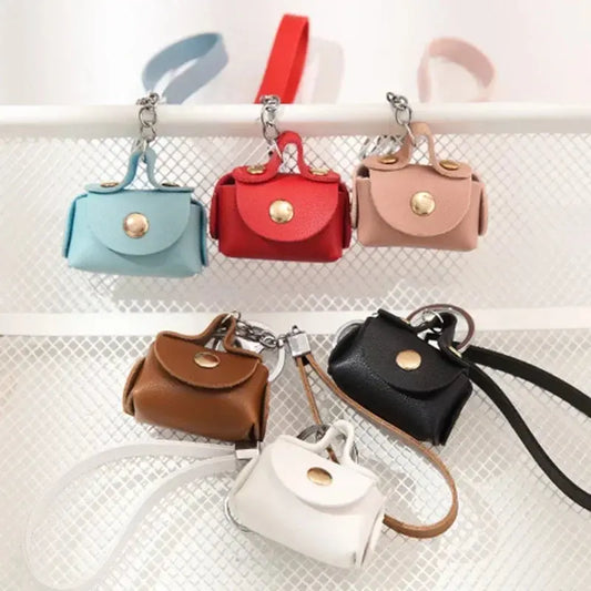 Cute Mini Coin Purses Girls Small Earphone Box Soft Leather Housekeeper Keychain Wallet Pouch Women's Bags Portable Storage Bag Ultimate Bag Store