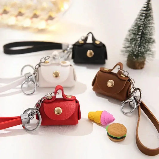 Cute Mini Coin Purses Girls Small Earphone Box Soft Leather Housekeeper Keychain Wallet Pouch Women's Bags Portable Storage Bag Ultimate Bag Store