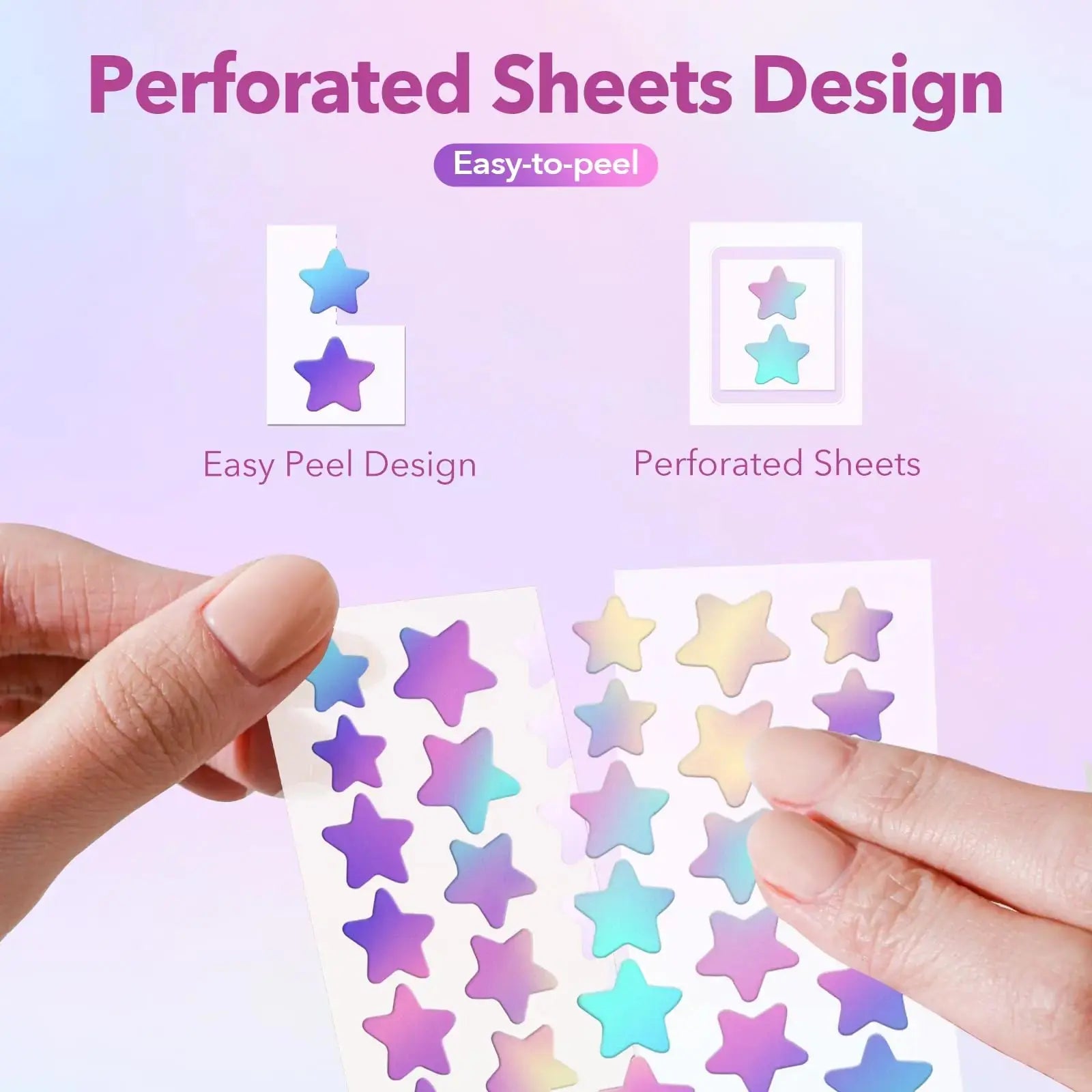 Cute Star Hydrocolloid Acne Patches with Tea Tree & Salicylic Acid - Vivareflex Online