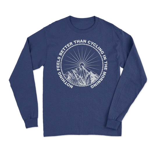 Cycling In The Morning Men Long Sleeve Shirt Vivareflex Online