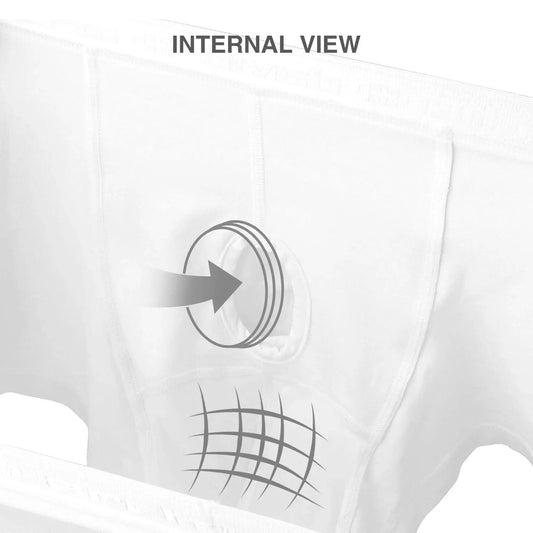 DAVID ARCHY Men's Micro Modal Dual Pouch Trunks - Vivareflex Online