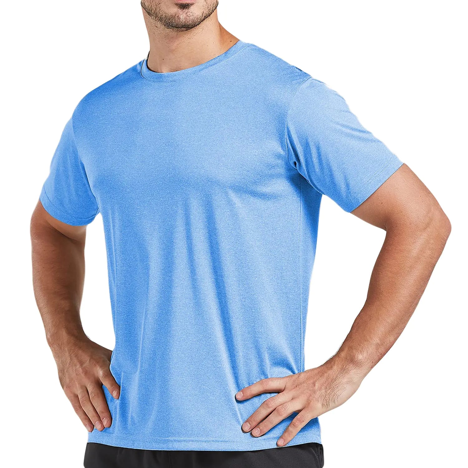 5 Pack Men's Dry Fit T Shirts, Athletic Running Gym Workout Short Sleeve Tee Shirts for Men X-Large Set 4 - Vivareflex Online