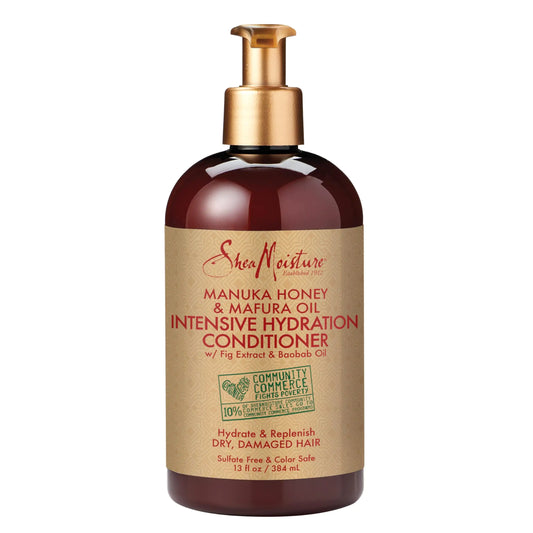 Après-shampoing hydratant intensif SheaMoisture – Miel de Manuka et huile de mafura pour cheveux secs et abîmés – 13 oz