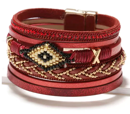 Handcrafted Woven Eye Bracelet - Vivareflex Online