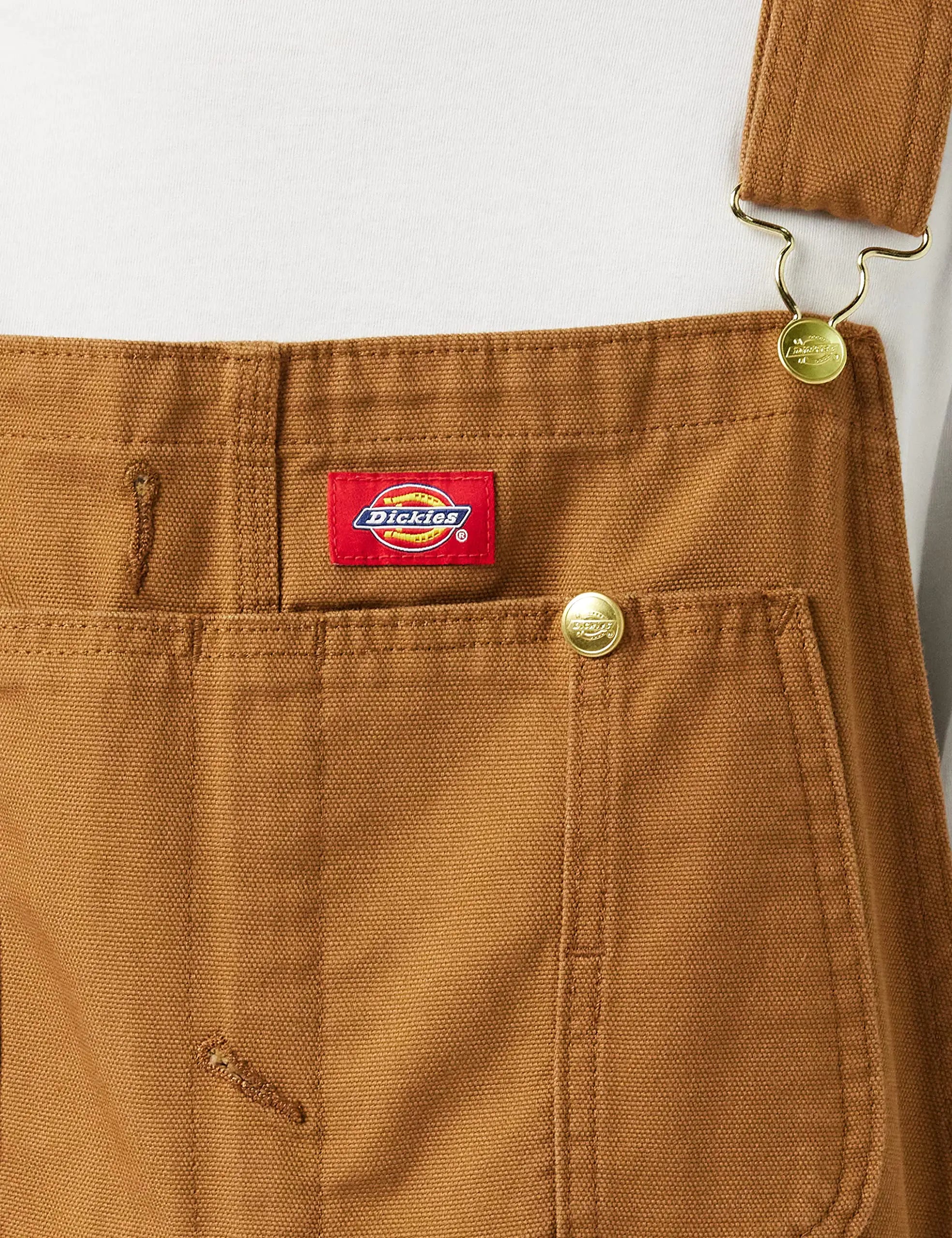 Dickies Men's Bib Overall 38W x 34L Brown Duck - Vivareflex Online