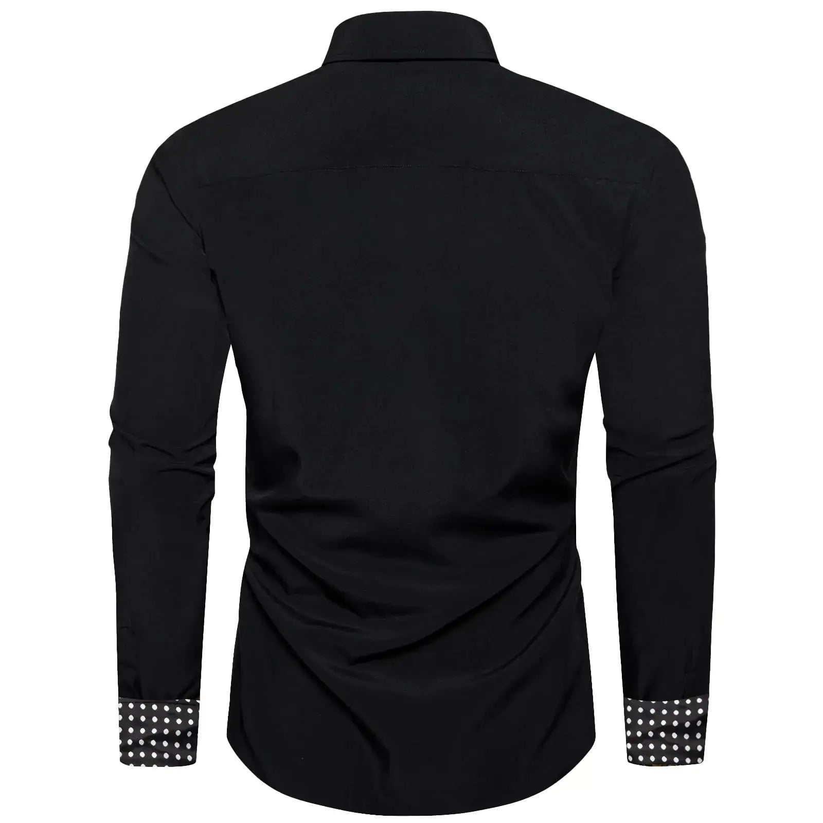 DiBanGu Men's Dress Shirt Long Sleeve Casual Button Down Shirts Regular Fit Inner Contrast Shirt - Vivareflex Online