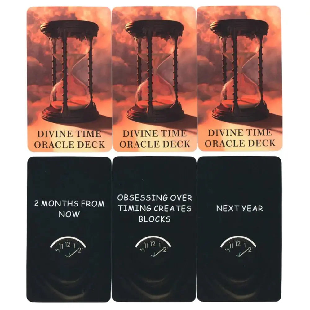 Divine Time Oracle Deck English Version Thick Tarot - Vivareflex Online