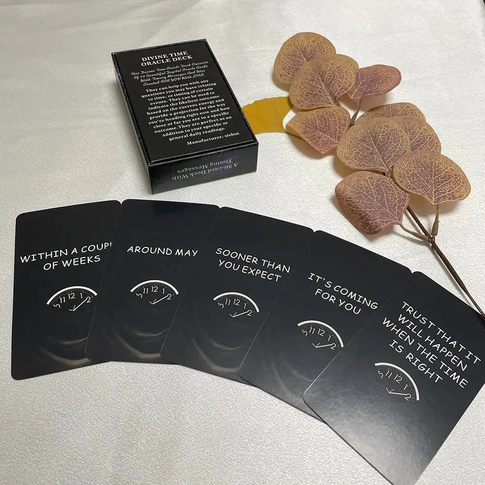 Divine Time Oracle Deck English Version Thick Tarot - Vivareflex Online
