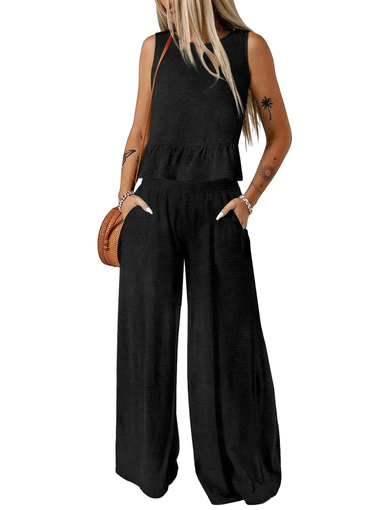 Dokotoo Pants Sets Women 2 Piece_Vivareflex_Online