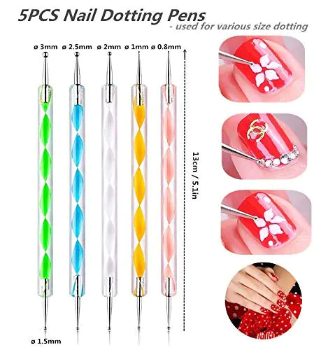 Dotting Pens With Nail Painting Brushes_Vivareflex_Online