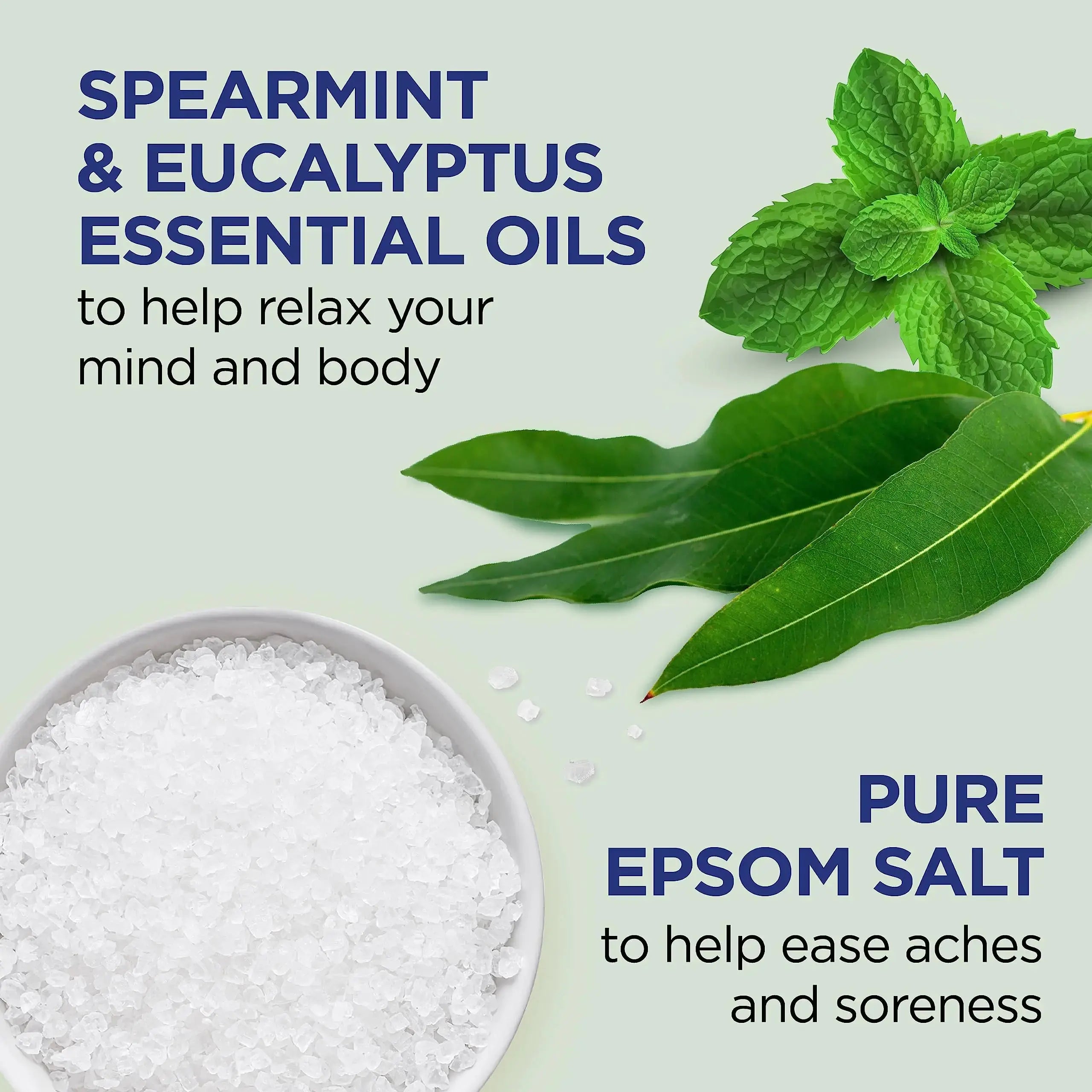 Dr Teal's Foaming Bath with Pure Epsom Salt, Relax & Relief with Eucalyptus & Spearmint - Vivareflex Online