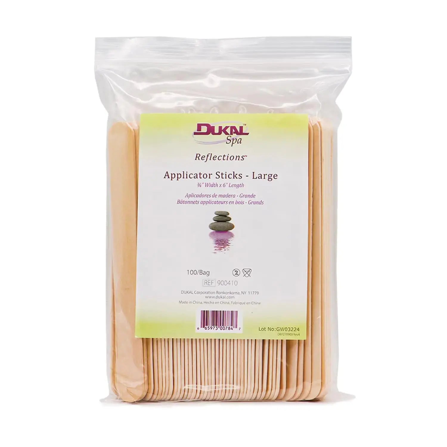 Dukal Large Wooden Wax Sticks Body Hair_Vivareflex_Online