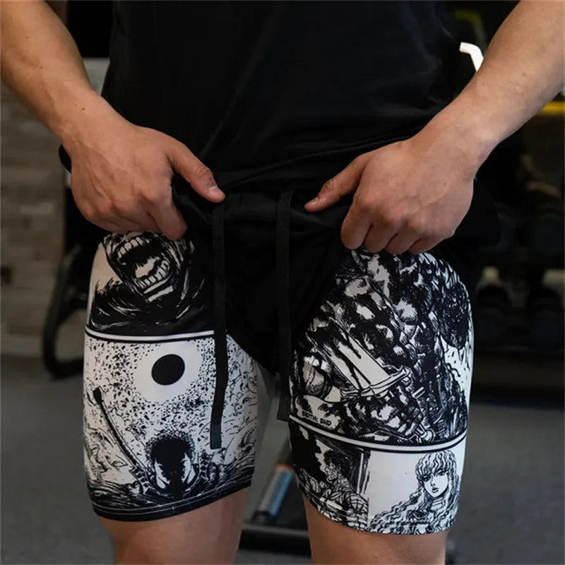 2 in-1 Compression Shorts for Men Vivareflex Online