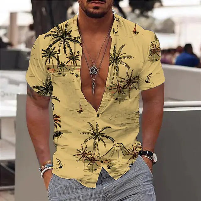 Summer Hawaiian Floral Shirts For Men Vivareflex Online