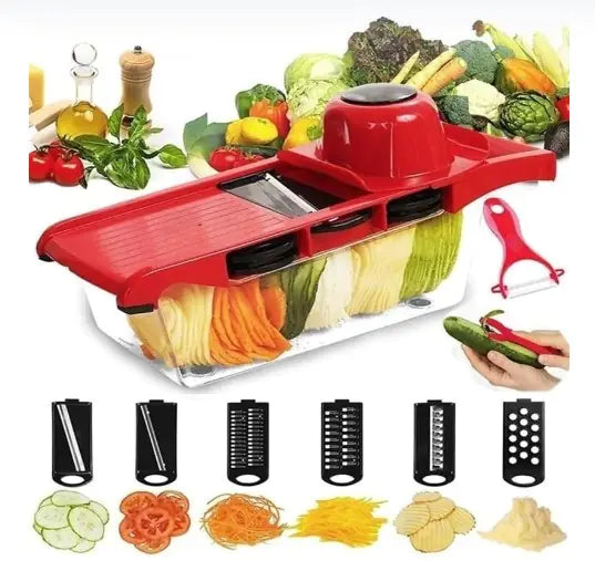 6-in-1 Vegetable Slicer & Cutter - Vivareflex Online