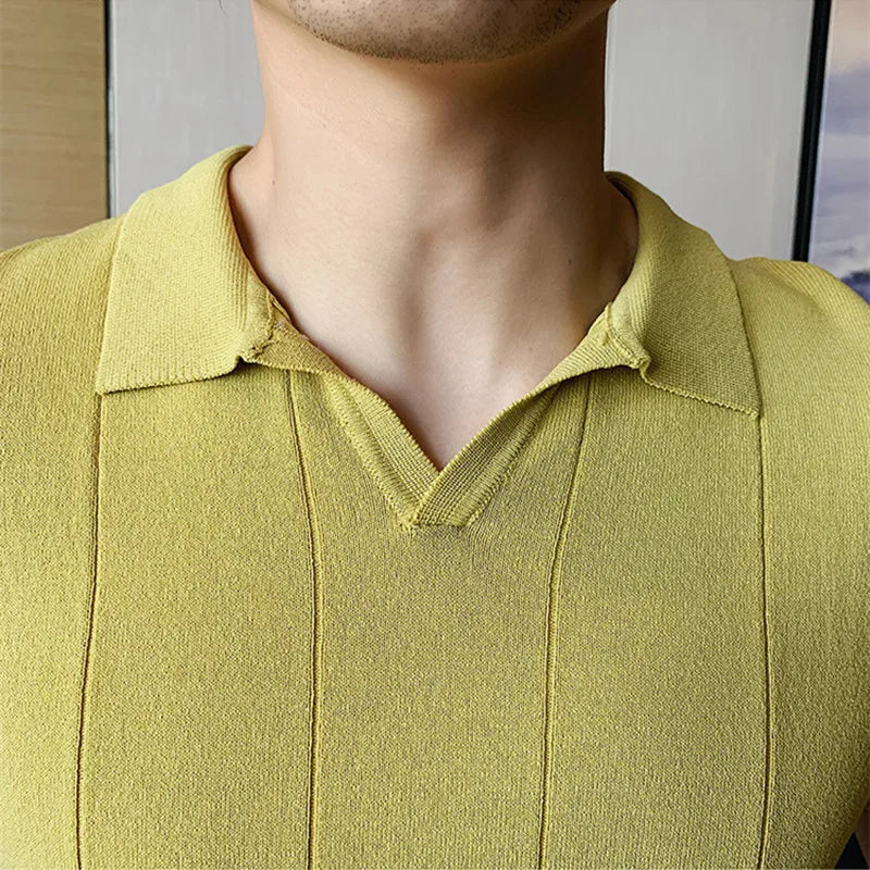 2023 High Quality Knitted Polo Shirt Men Vivareflex Online