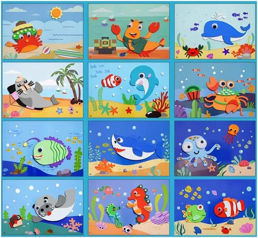 3D Sticker Puzzles (12 Sheets) - Vivareflex Online