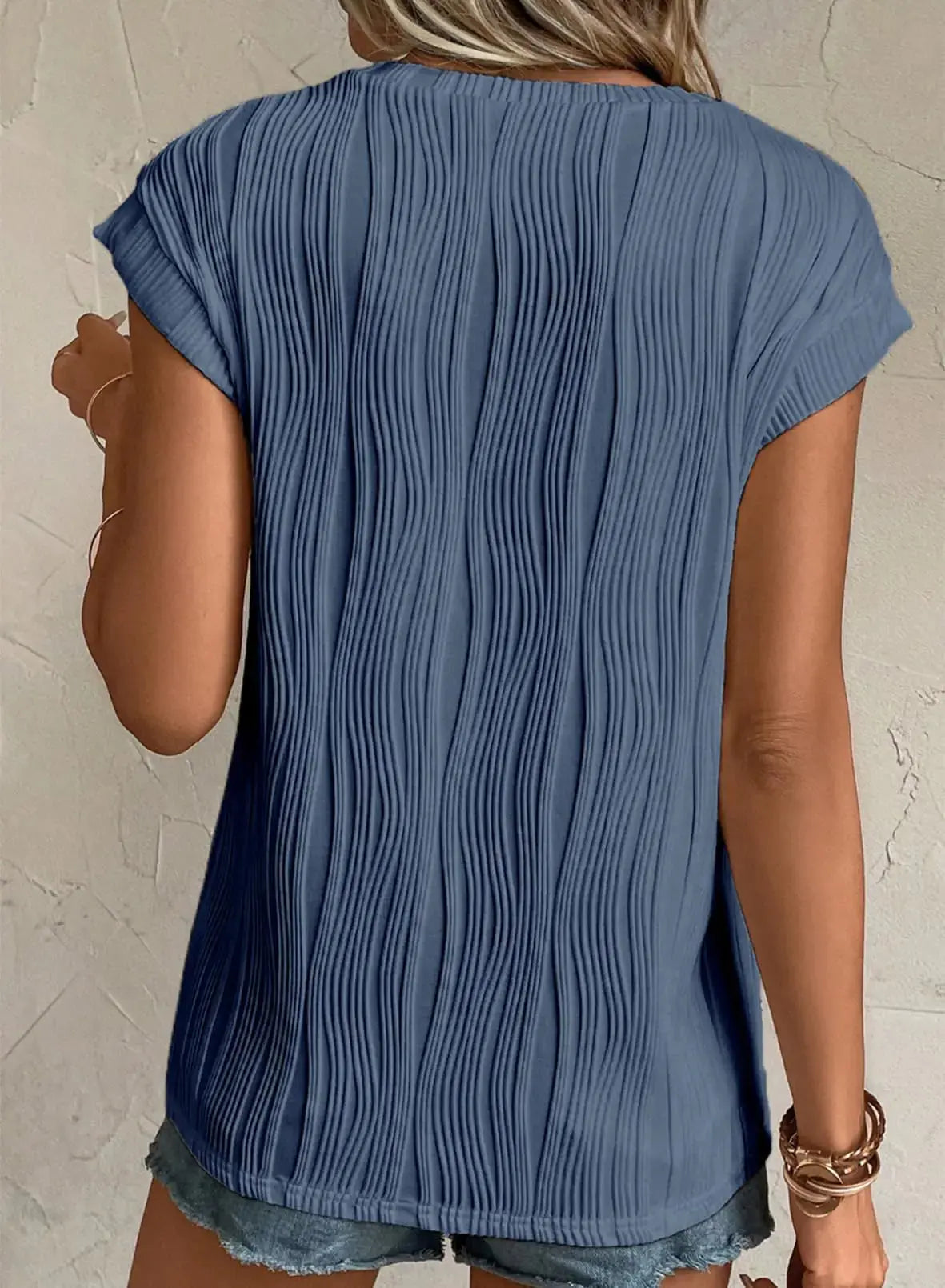 EVALESS Womens Short Sleeve Loose Casual Top | Vivareflex Online