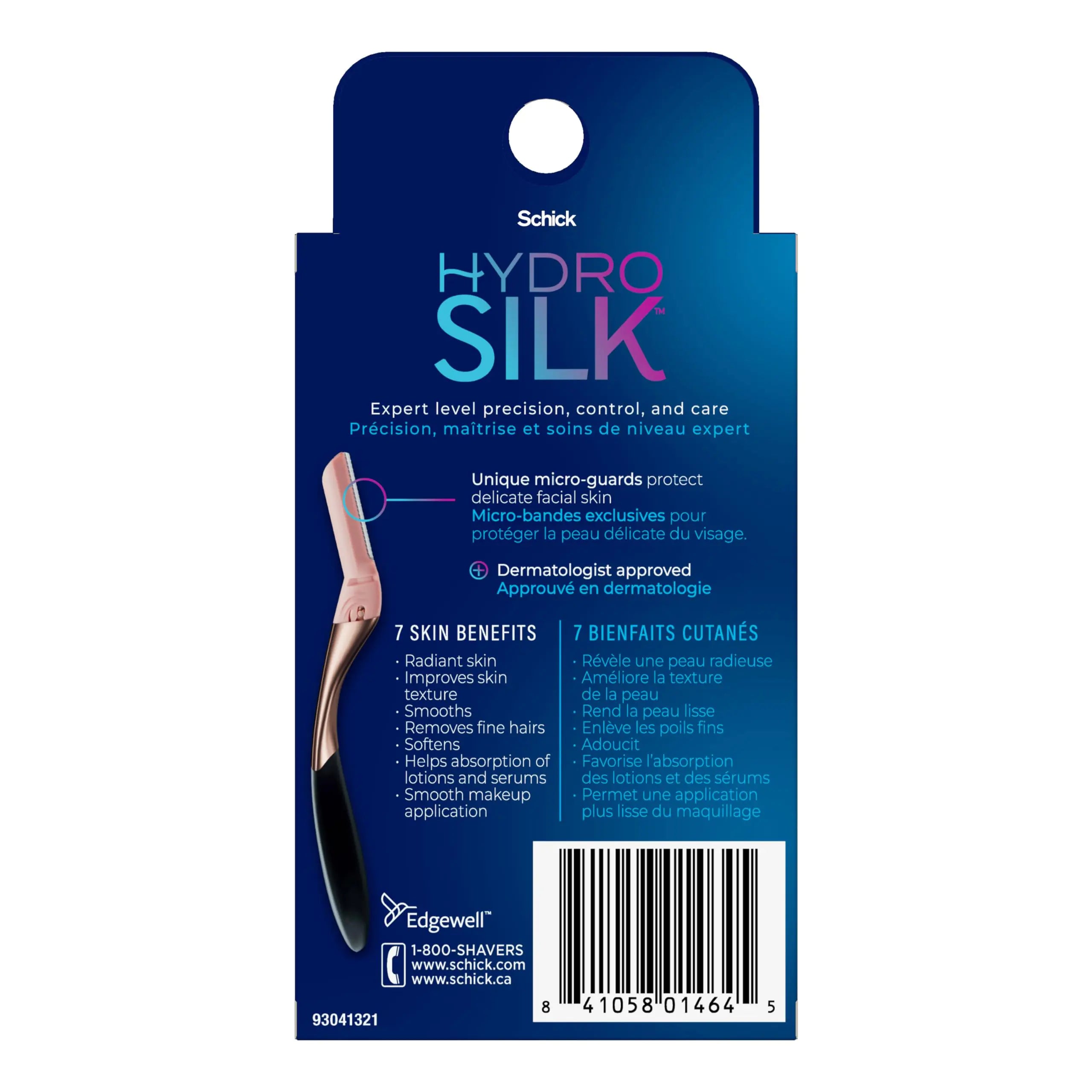 Schick Hydro Silk Dermaplaning Wand Refill Blades, 3ct Dermaplane Blades | Microblades for Face, Hydro Silk Dermaplaning Refills, Hydro Silk Razor Refills, Dermaplaning Tool Blade Refills, 3ct 3 Count Refills