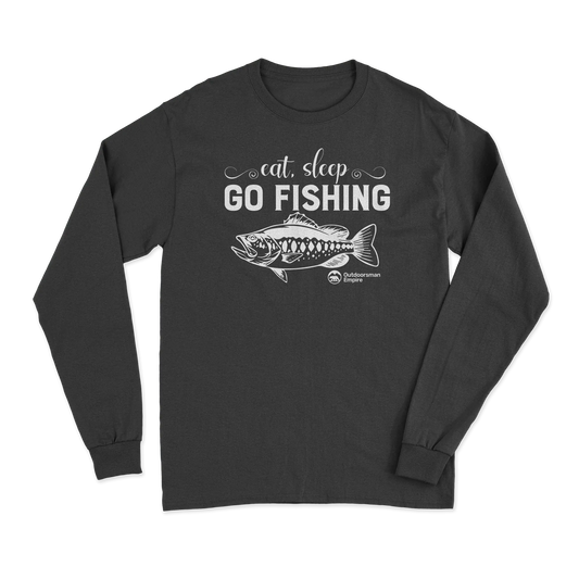 Eat Sleep Go Fishing Men Long Sleeve Shirt Vivareflex Online