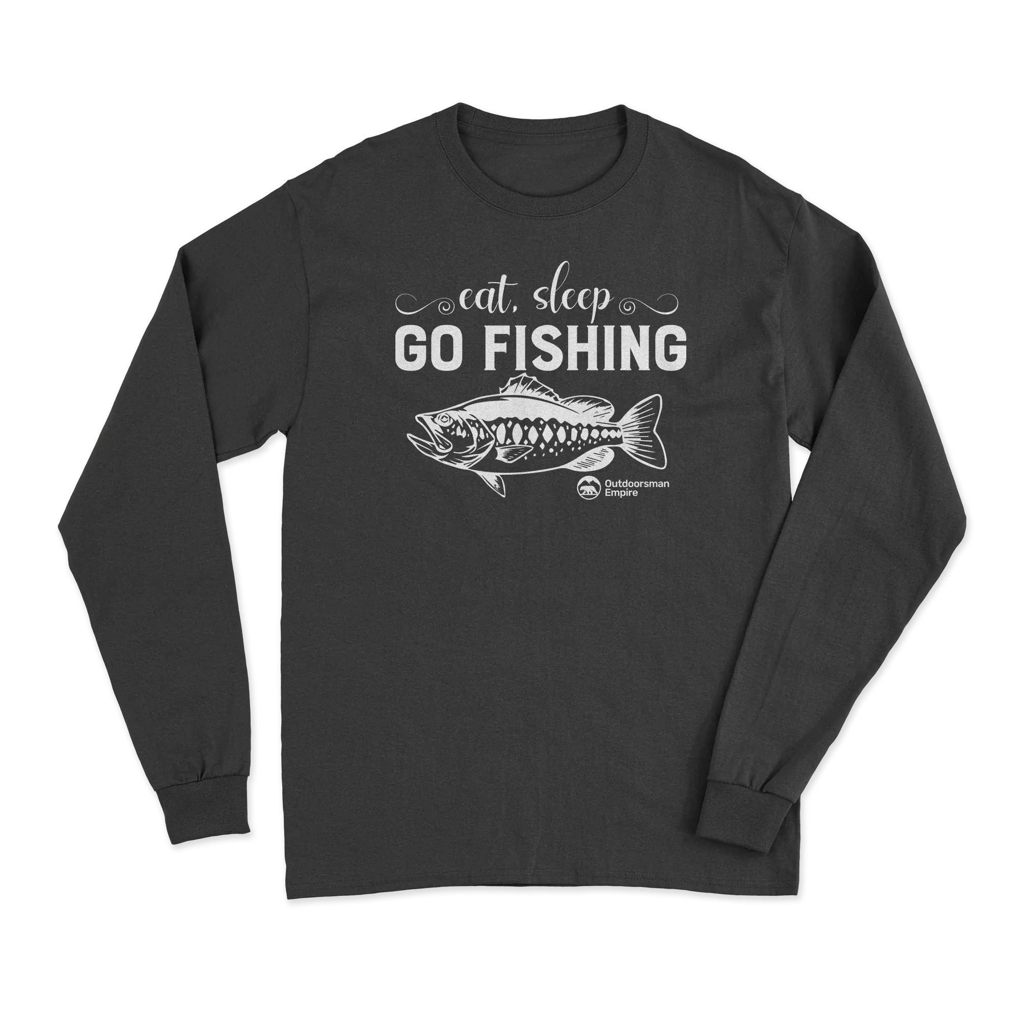 Eat Sleep Go Fishing Men Long Sleeve Shirt Vivareflex Online