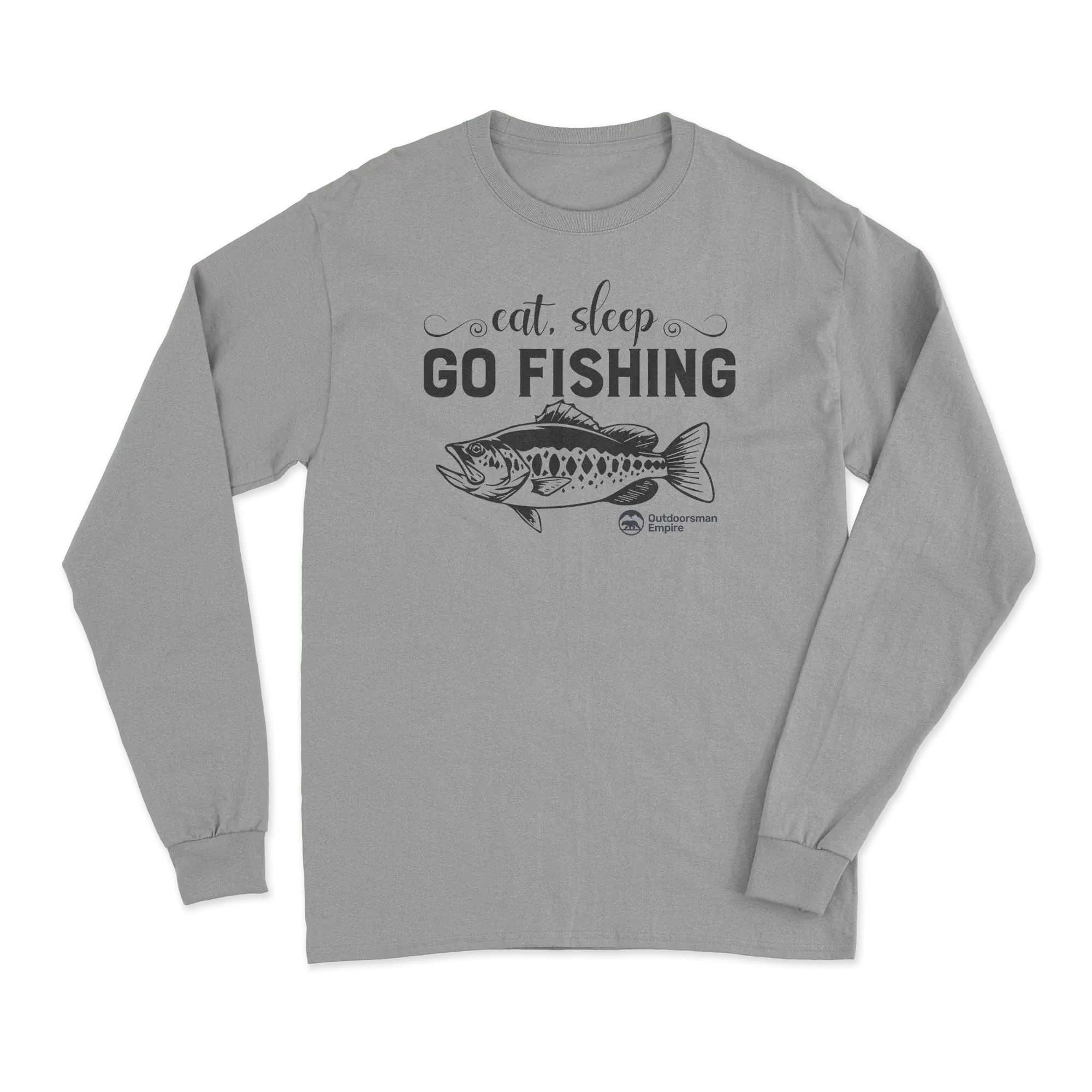 Eat Sleep Go Fishing Men Long Sleeve Shirt Vivareflex Online