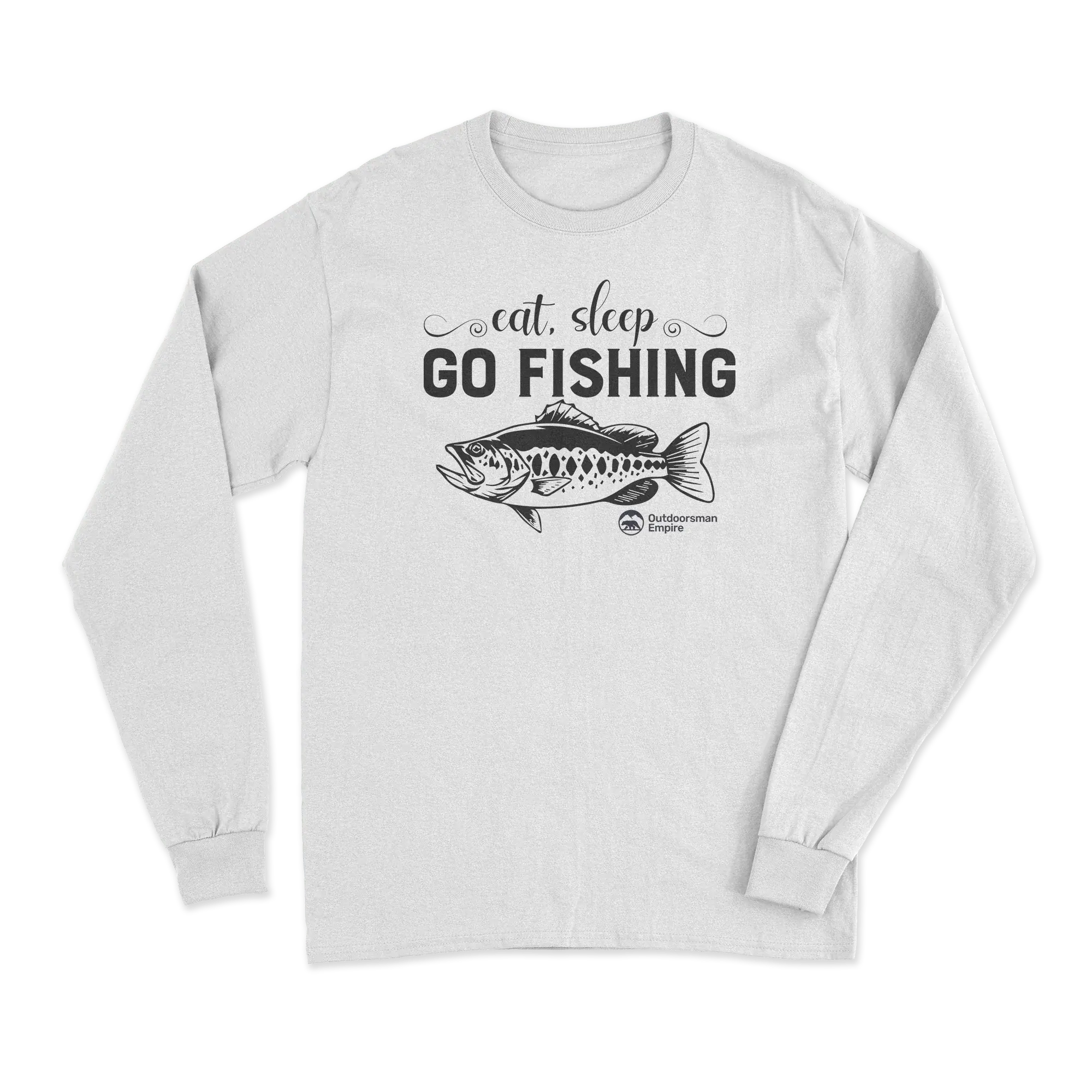 Eat Sleep Go Fishing Men Long Sleeve Shirt Vivareflex Online