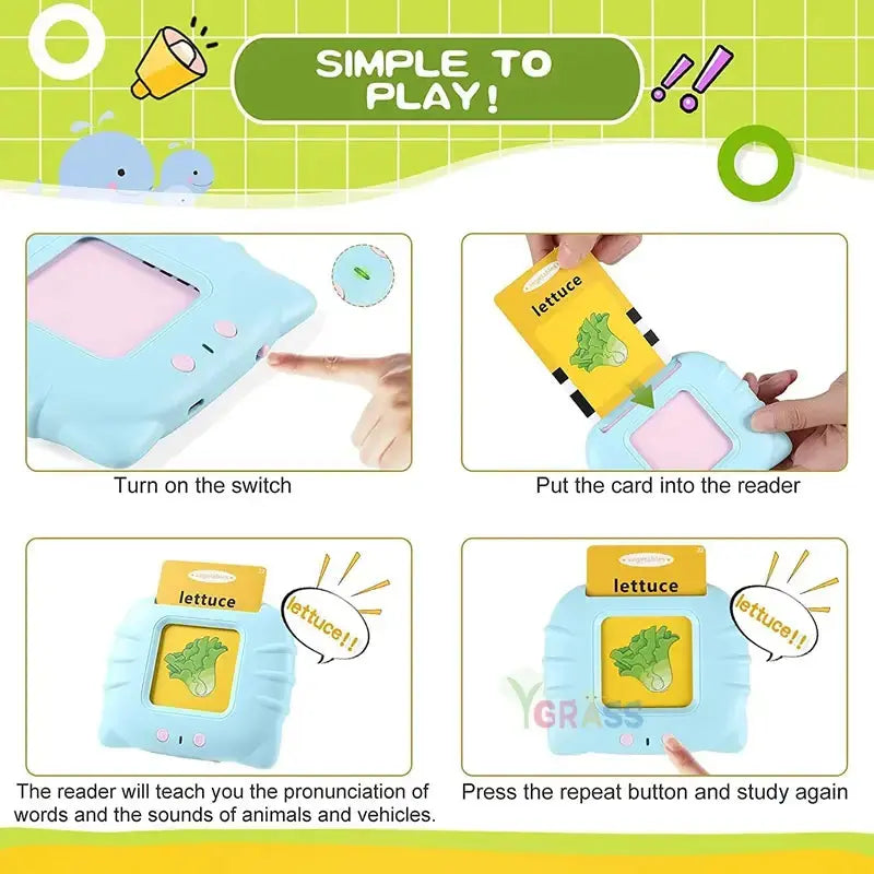 Educational Learning Talking Flash Cards - Vivareflex Online