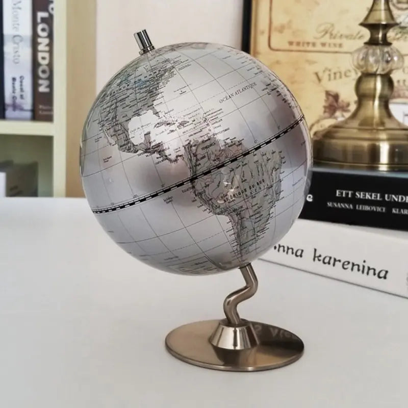 Vintage World Globe – 14cm Decorative Globe with Constellation Design - Vivareflex Online