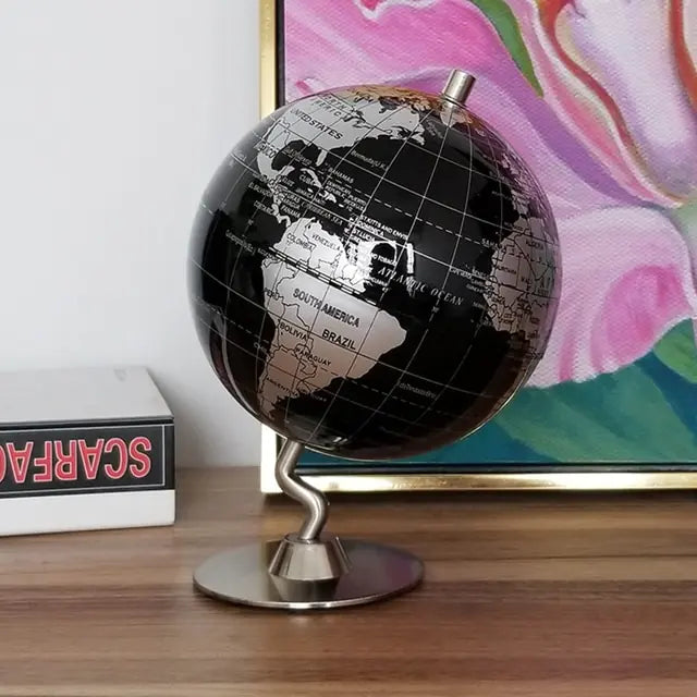 Vintage World Globe – 14cm Decorative Globe with Constellation Design - Vivareflex Online