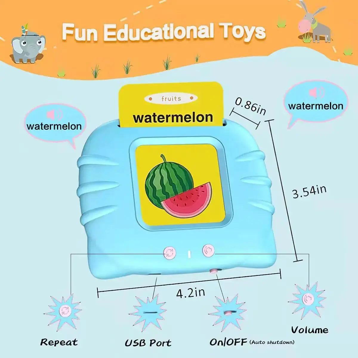 Electronic English Books Learning Language Toy - Vivareflex Online