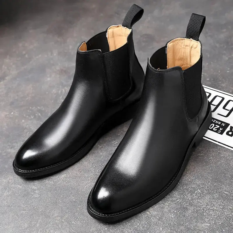 Elegant Chelsea Leather Boots for Men Vivareflex Online