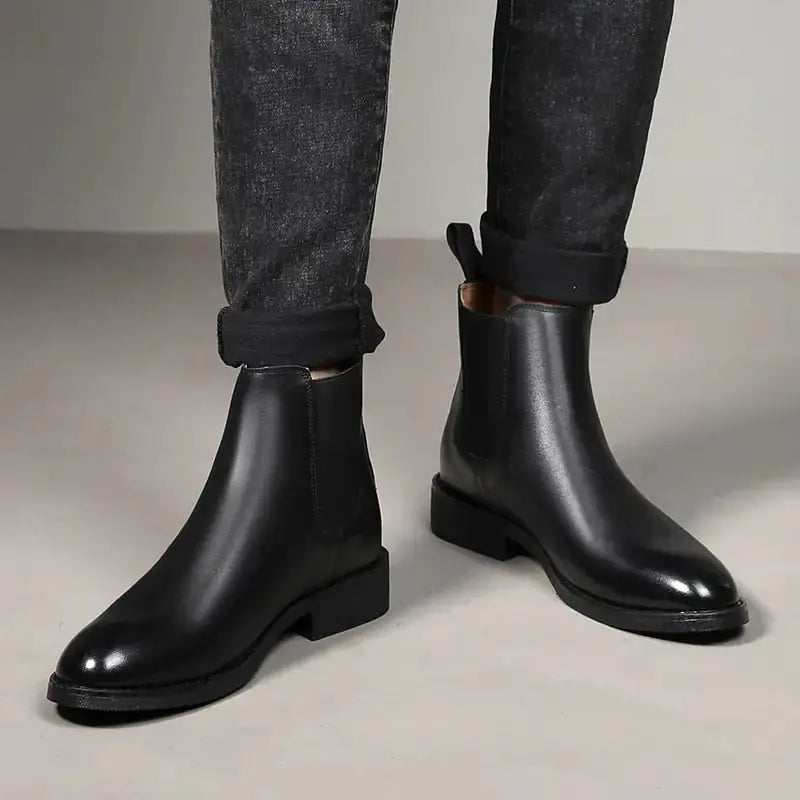 Elegant Chelsea Leather Boots for Men Vivareflex Online