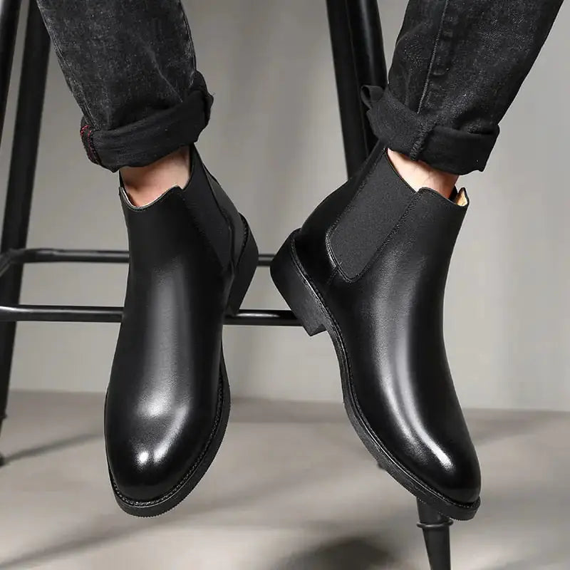 Elegant Chelsea Leather Boots for Men Vivareflex Online