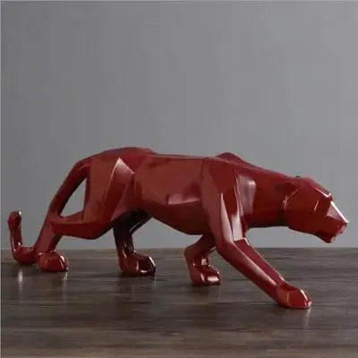 Elegant Resin Leopard Figurine: Chic Home Decor Vivareflex Online