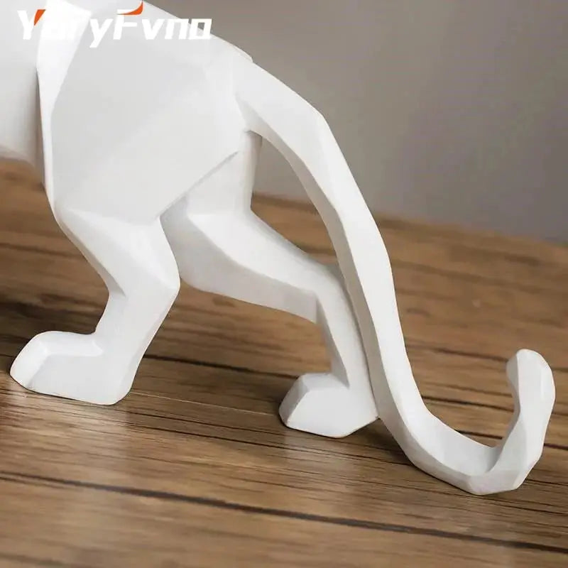 Elegant Resin Leopard Figurine: Chic Home Decor Vivareflex Online
