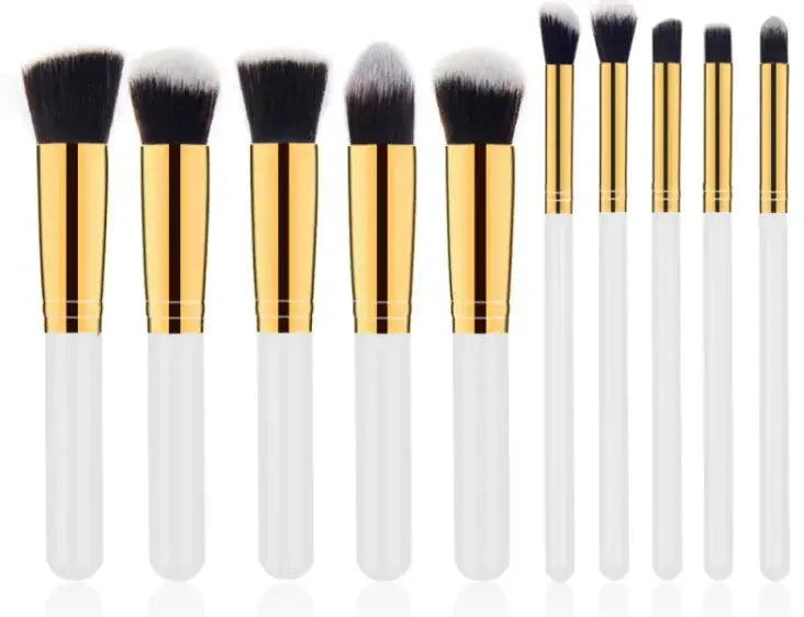 Elegant Wooden Handle Makeup Brush Set Vivareflex Online