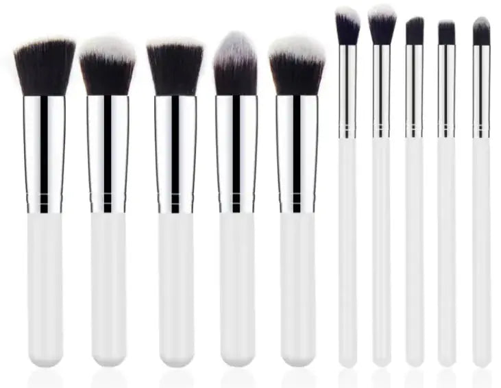 Elegant Wooden Handle Makeup Brush Set Vivareflex Online