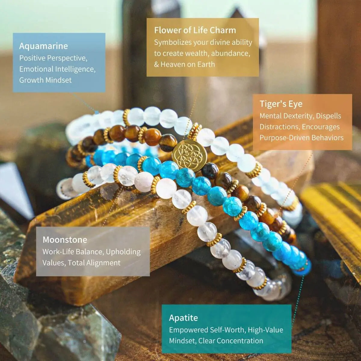 Endless Abundance Bracelet Pack of 4 Conscious Items