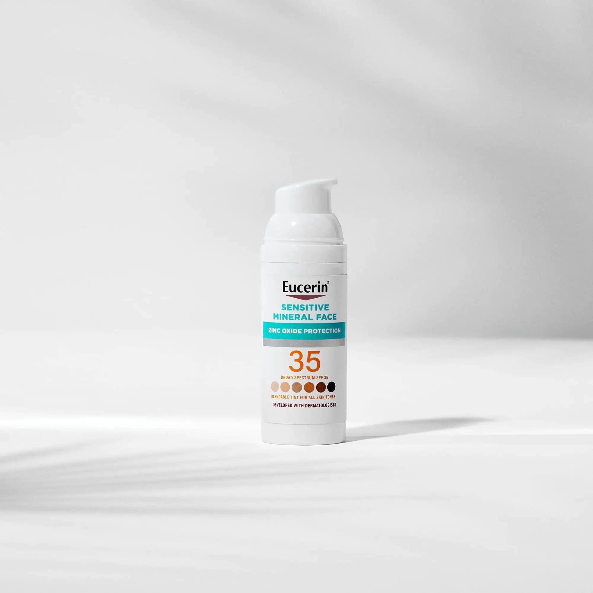 Eucerin Sun Tinted Mineral Face Sunscreen SPF 35 – Gentle Zinc Oxide Protection for Sensitive Skin - Vivareflex Online